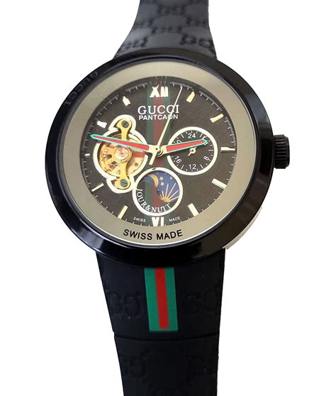 gucci blue waych|Gucci pantcaon watch.